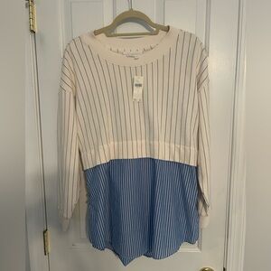 NWT Anthropologie woman’s cotton top size S.